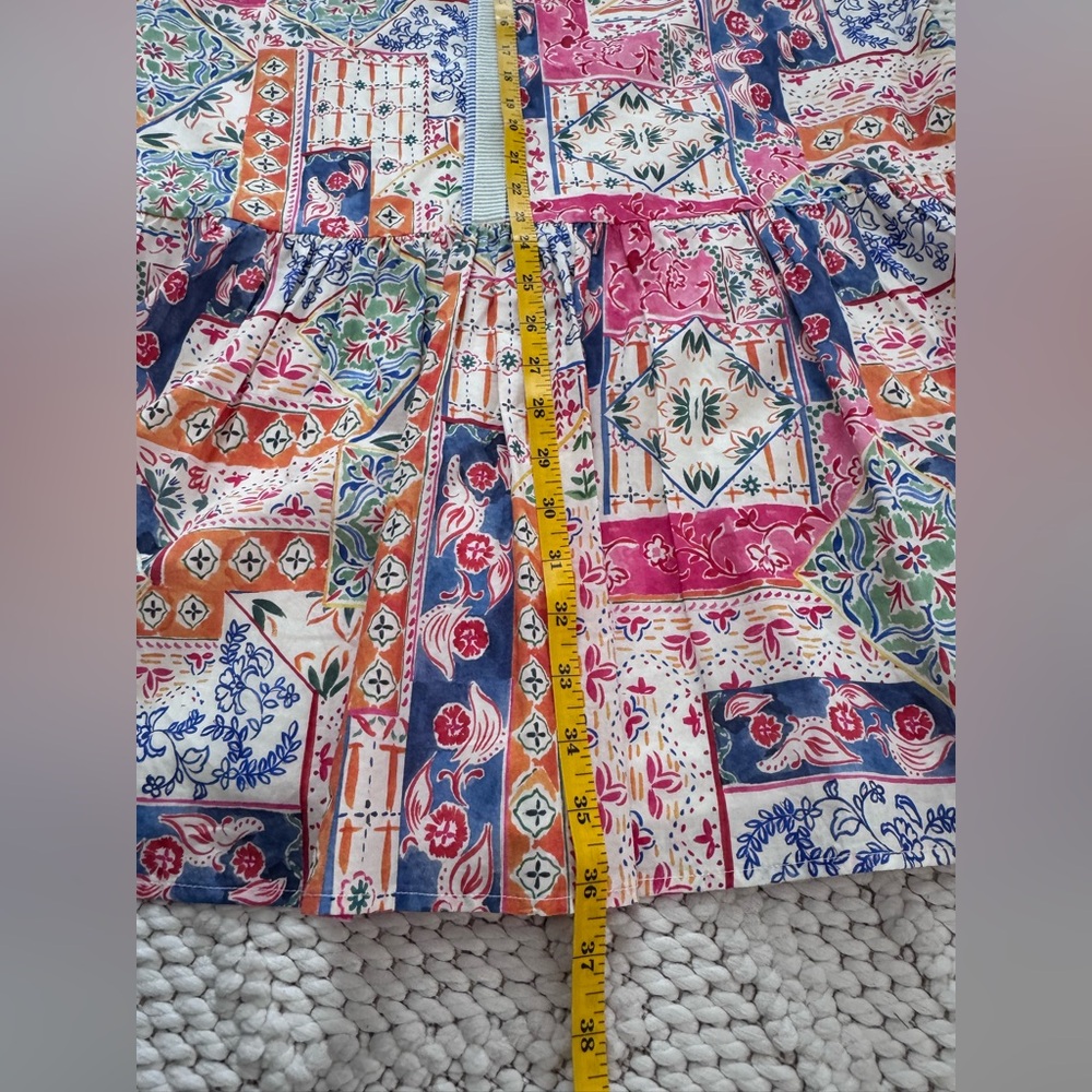 Thml Multicolor Geometric Patchwork Dress - image 7